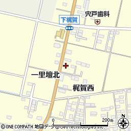 宮城県角田市梶賀西73-1周辺の地図