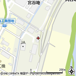東北地方整備局仙台河川国道事務所　中島川救急内水排水機場周辺の地図
