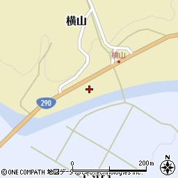 新潟県新発田市横山130周辺の地図