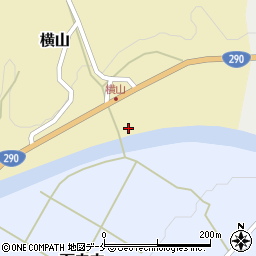 新潟県新発田市横山162周辺の地図