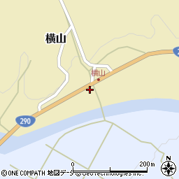 新潟県新発田市横山155周辺の地図