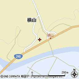 新潟県新発田市横山133周辺の地図