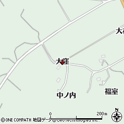 宮城県角田市横倉（大窪）周辺の地図