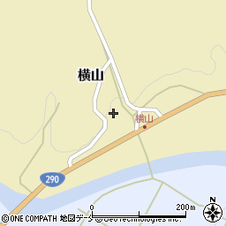 新潟県新発田市横山136周辺の地図