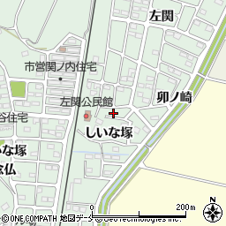 宮城県角田市横倉卯ノ崎周辺の地図
