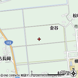 宮城県角田市横倉周辺の地図