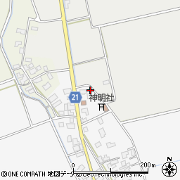 新潟県新発田市古川818周辺の地図
