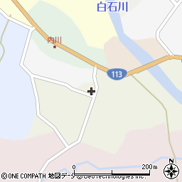 宮城県七ヶ宿町（刈田郡）東島田原周辺の地図