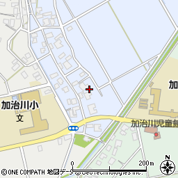 新潟県新発田市稲荷周辺の地図