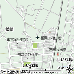 宮城県角田市横倉関ノ内周辺の地図