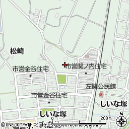 宮城県角田市横倉（関ノ内）周辺の地図