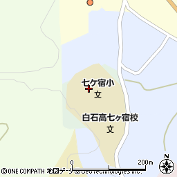 宮城県刈田郡七ヶ宿町利津保周辺の地図