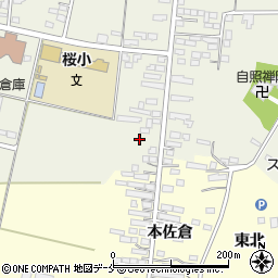 宮城県角田市佐倉佐倉町3周辺の地図