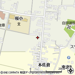 宮城県角田市佐倉佐倉町4周辺の地図