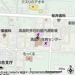 山形県高畠町（東置賜郡）福沢南周辺の地図