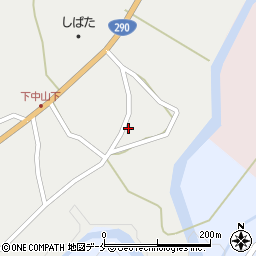 新潟県新発田市下中山709-2周辺の地図