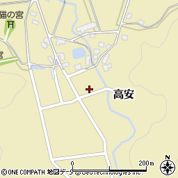 山形県東置賜郡高畠町高安899周辺の地図