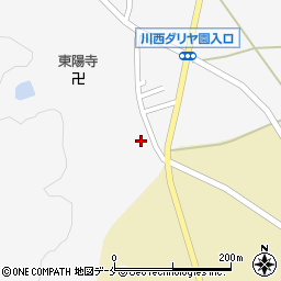 山形県東置賜郡川西町上小松2716周辺の地図