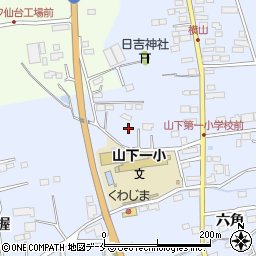 宮城県亘理郡山元町大平横山7周辺の地図