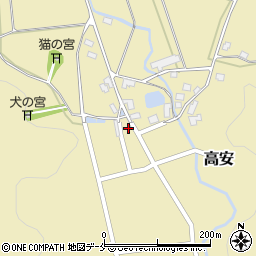 山形県東置賜郡高畠町高安916周辺の地図