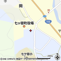 宮城県刈田郡七ヶ宿町大杉周辺の地図