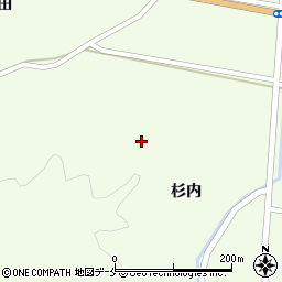 宮城県角田市高倉日影周辺の地図