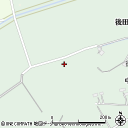 宮城県角田市横倉（後谷地）周辺の地図