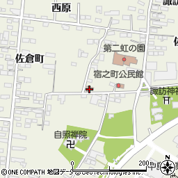 桜郵便局周辺の地図