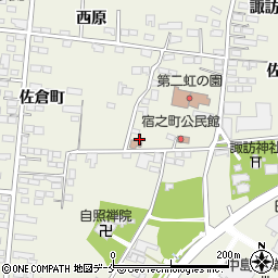 宮城県角田市佐倉町裏一番周辺の地図