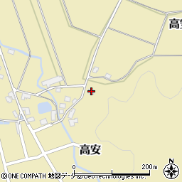 山形県東置賜郡高畠町高安974周辺の地図