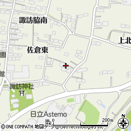 宮城県角田市佐倉諏訪脇南96-1周辺の地図