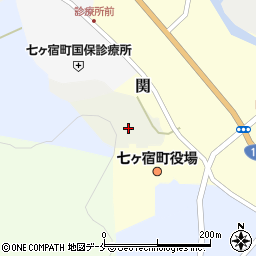 宮城県刈田郡七ヶ宿町舘下周辺の地図