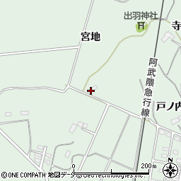 宮城県角田市横倉戸ノ内3周辺の地図
