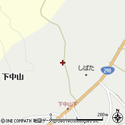 新潟県新発田市下中山221周辺の地図