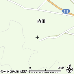 宮城県角田市高倉内田135周辺の地図