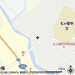 宮城県刈田郡七ヶ宿町瀬見原105周辺の地図