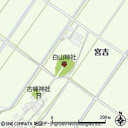 白山神社周辺の地図