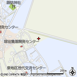 新潟県新発田市塚田周辺の地図