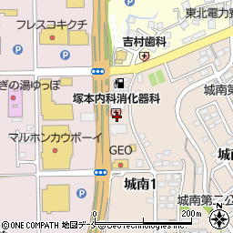 塚本内科消化器科周辺の地図