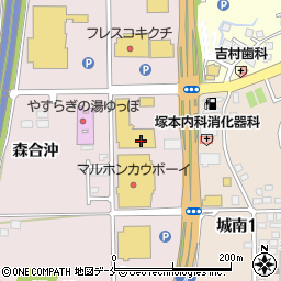 西松屋アムザ白石店周辺の地図