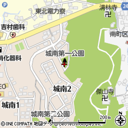 城南第1公園周辺の地図