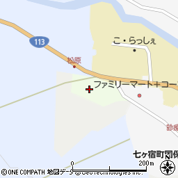 宮城県刈田郡七ヶ宿町新雷神周辺の地図