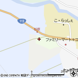 宮城県刈田郡七ヶ宿町新雷神127周辺の地図