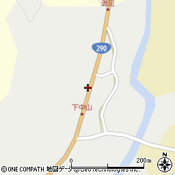 新潟県新発田市下中山20-2周辺の地図