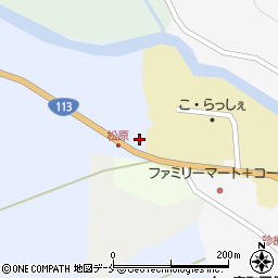 宮城県刈田郡七ヶ宿町松原2周辺の地図