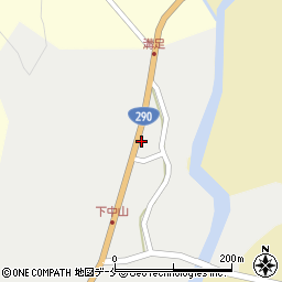 新潟県新発田市下中山16周辺の地図