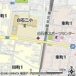 宮城県白石市白石沖11-4周辺の地図