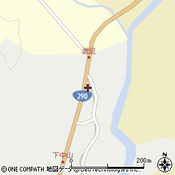 新潟県新発田市下中山107周辺の地図