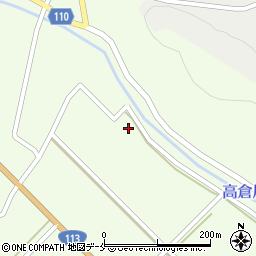 宮城県角田市高倉（上の松）周辺の地図