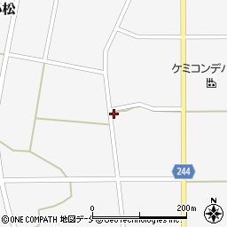 山形県東置賜郡川西町上小松2597周辺の地図